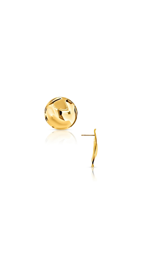 Callan Irregular Disc Earring