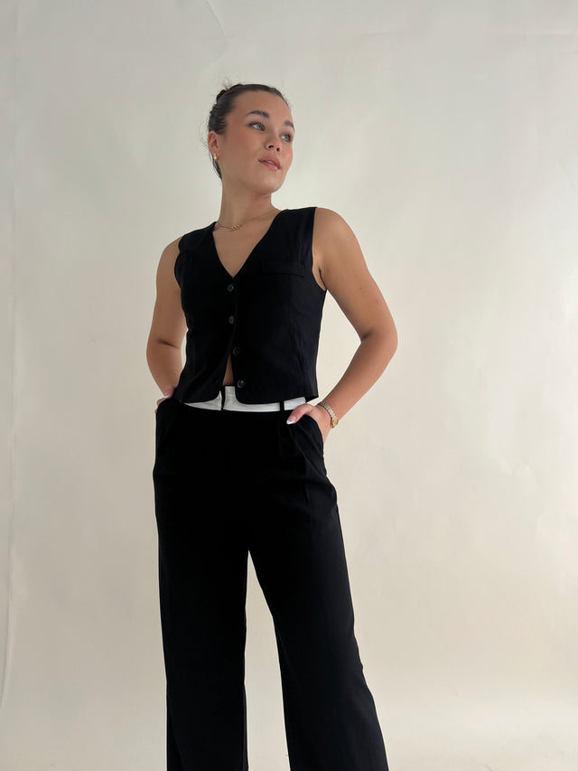 Wide Leg Trousers