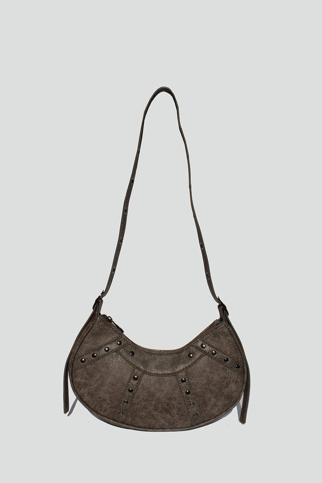 Sofia Studded Baguette Bag