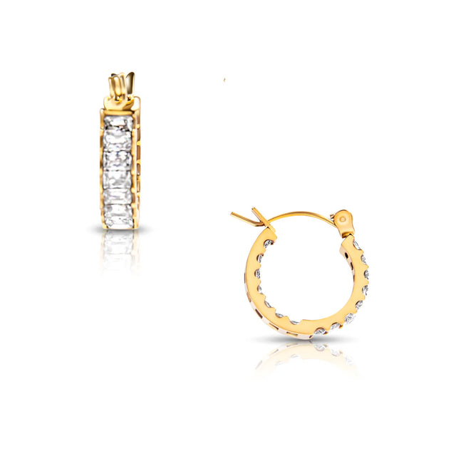 Lyndsay Huggie Hoop Earring