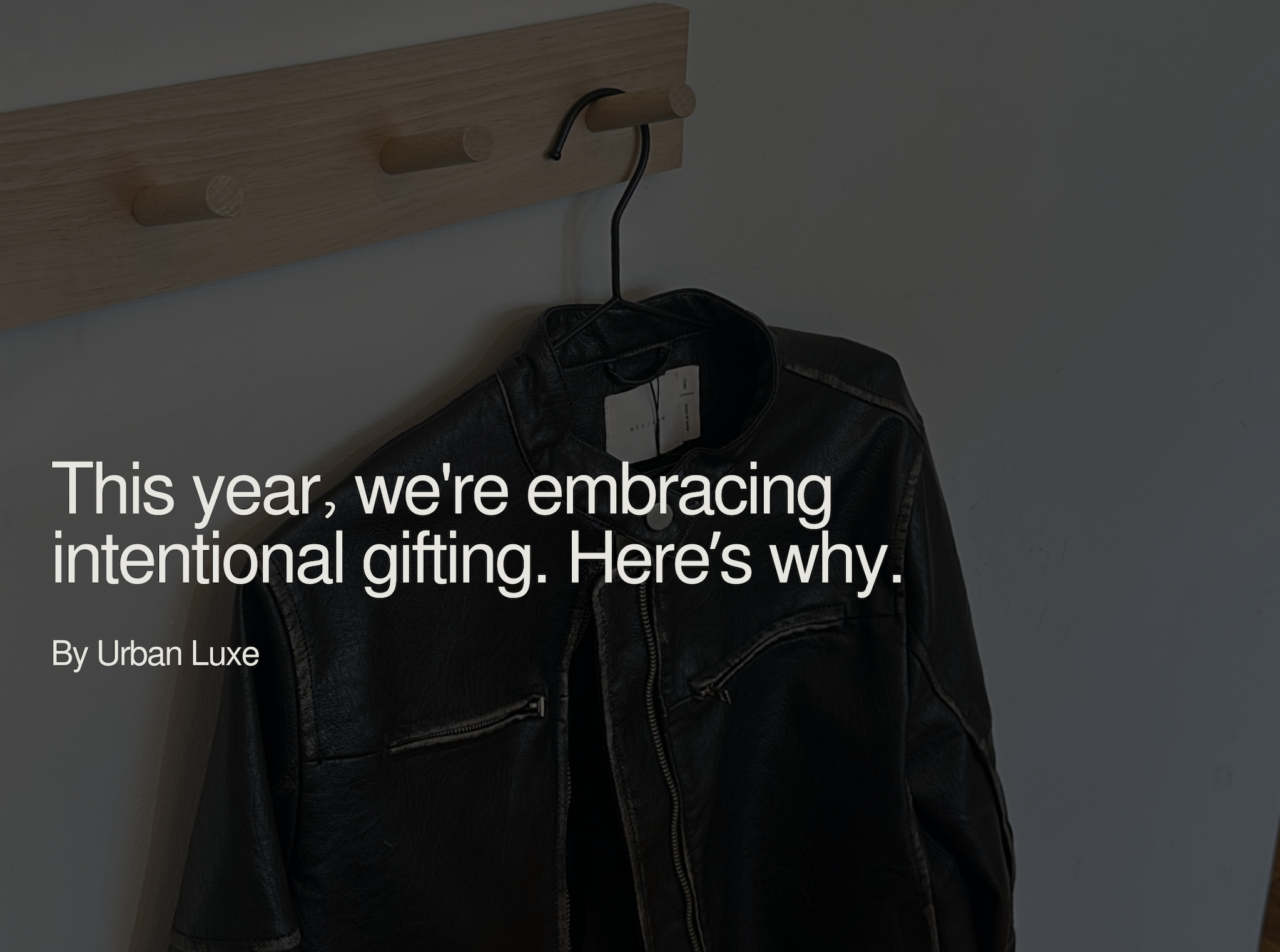 Intentional Gift Giving