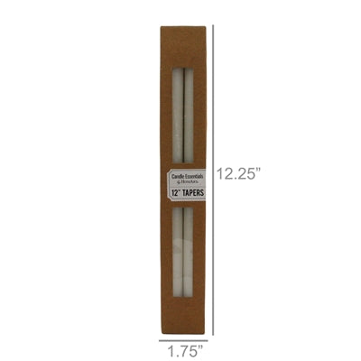 Taper 12 in - Box of 4 - Ivory