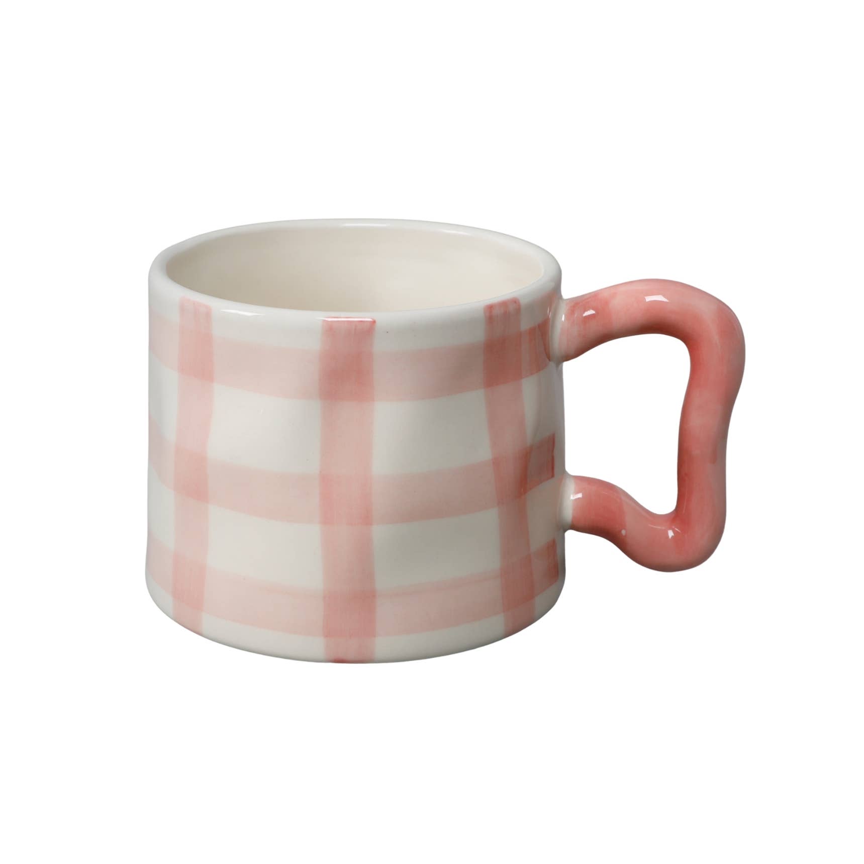 Checkered Ceramic Mug