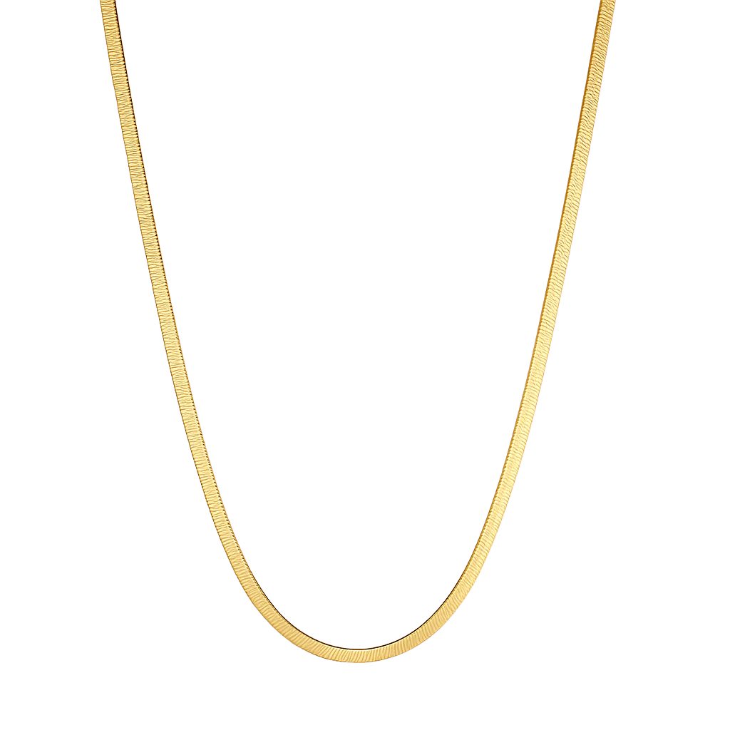 Desi Herringbone Chain Necklace