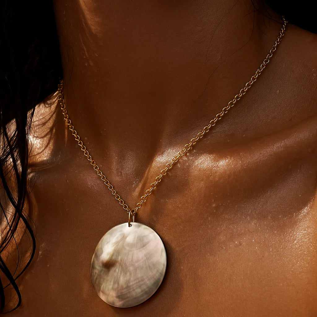 Julane Mother Of Pearl Shell Pendant Necklace