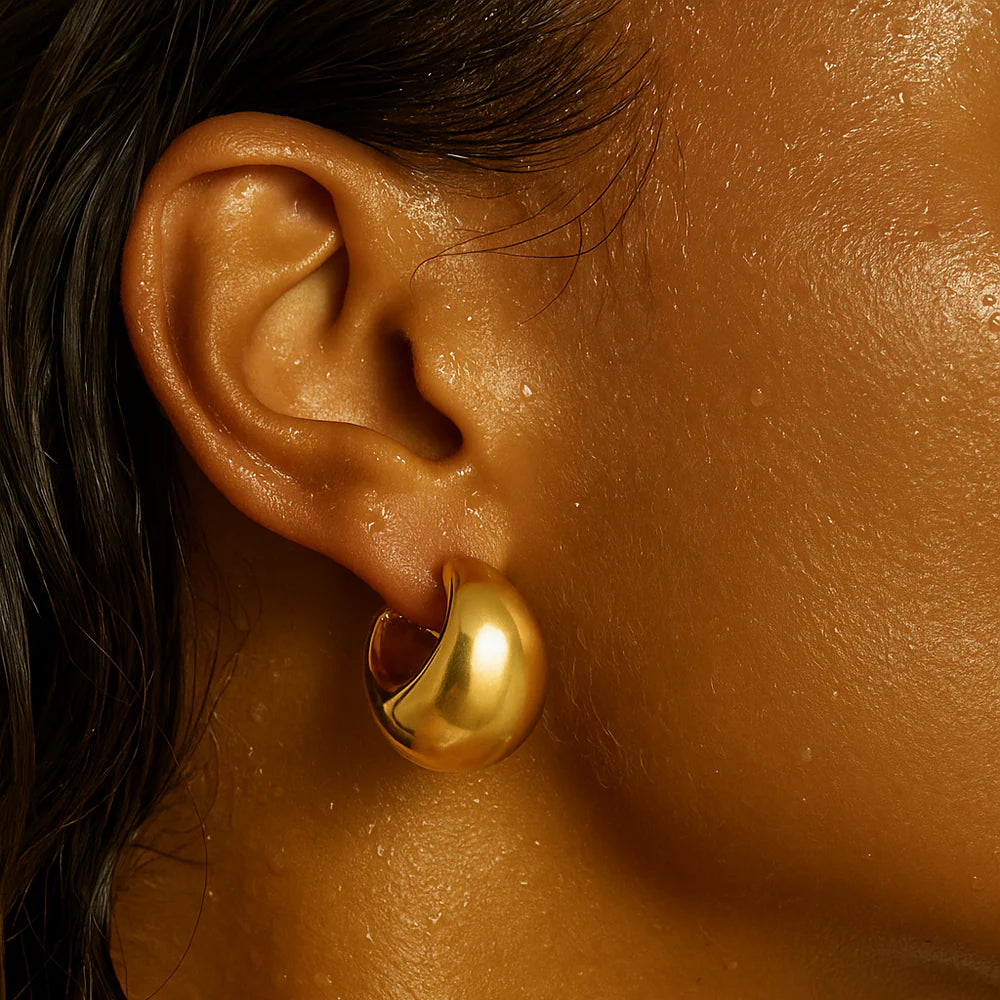 Kane Dome Drop Earrings