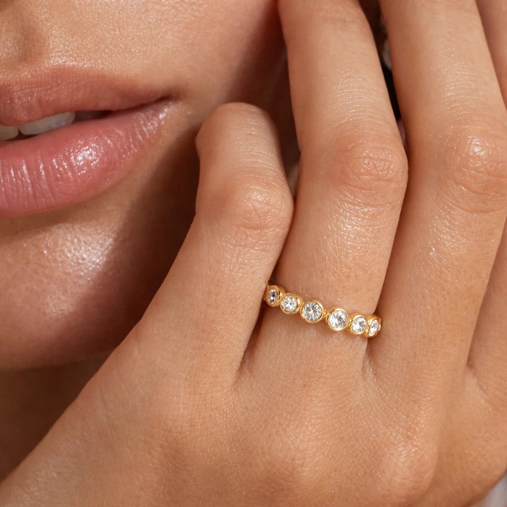 Maude Bezel Eternity Ring