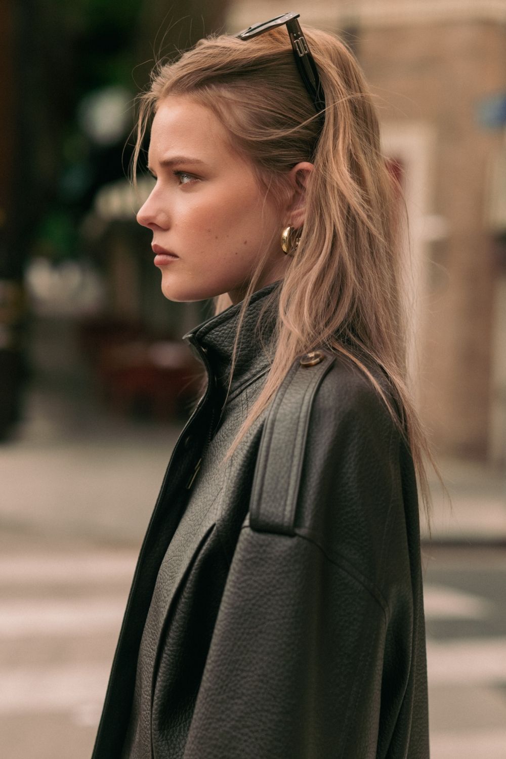 FAUX LEATHER JACKET