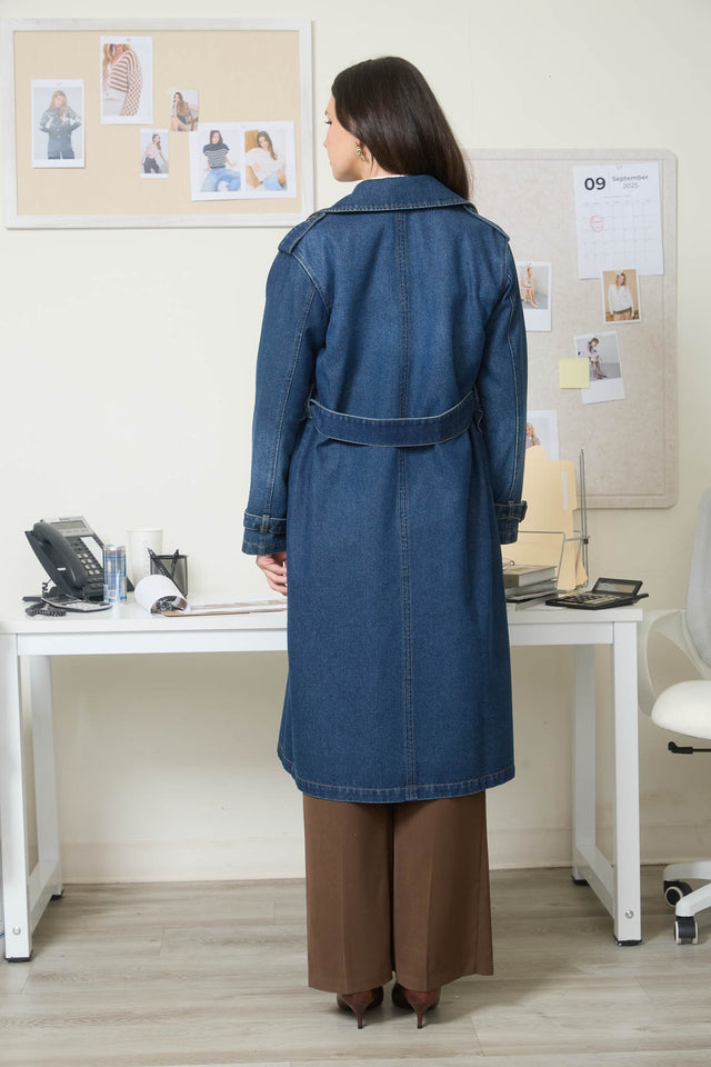 The Margot Denim Trench