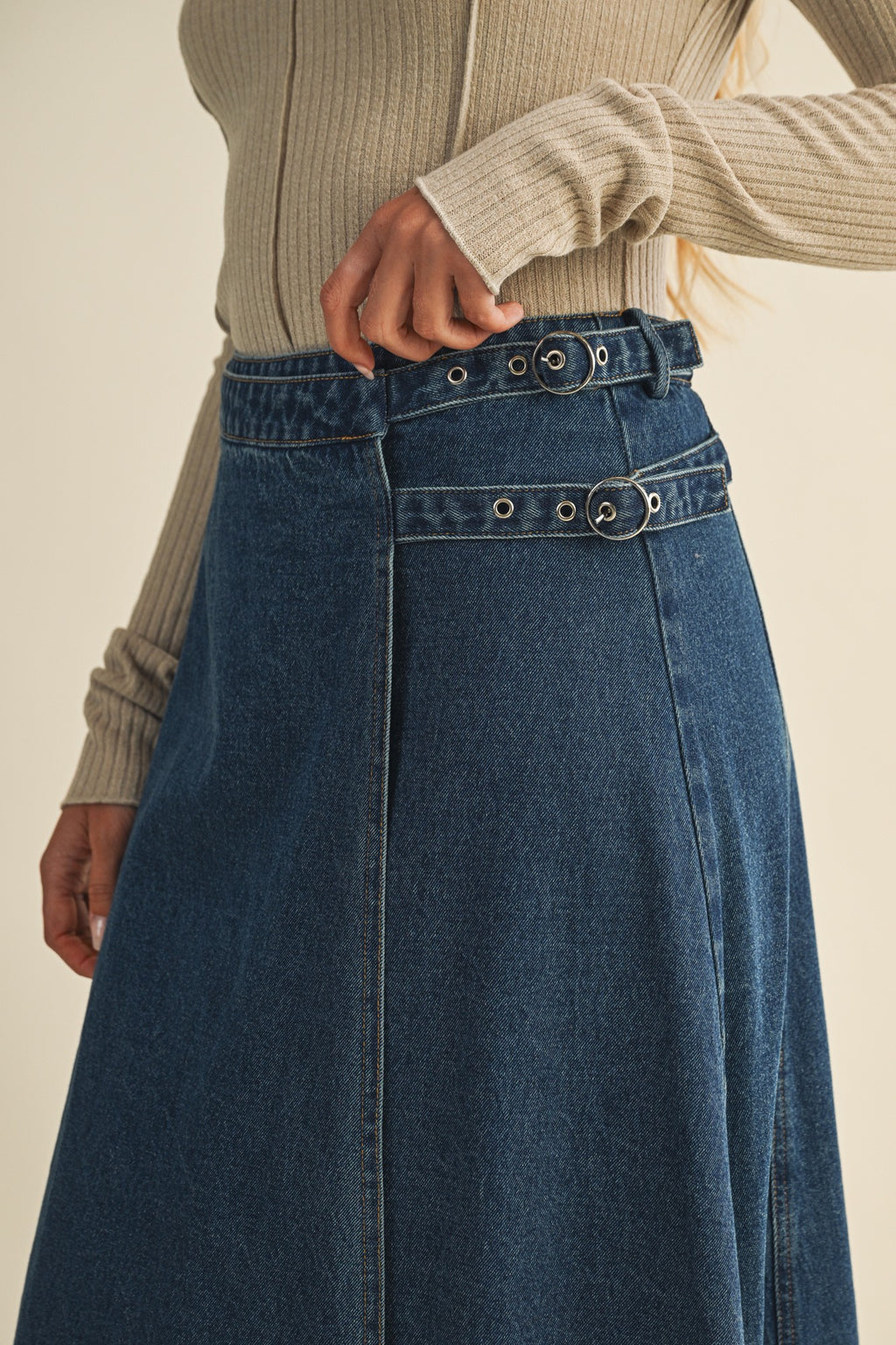 Sylvia Denim Skirt
