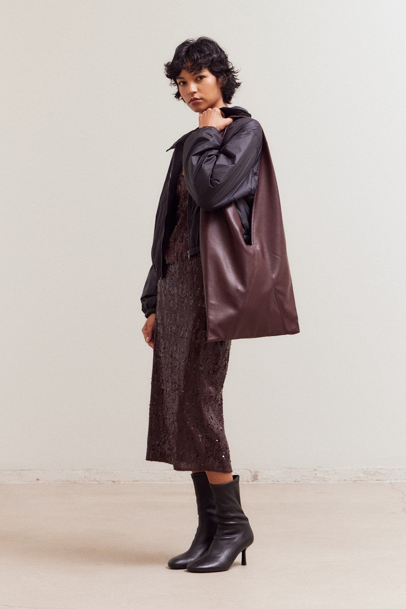 Vegan Leather Tote Bag