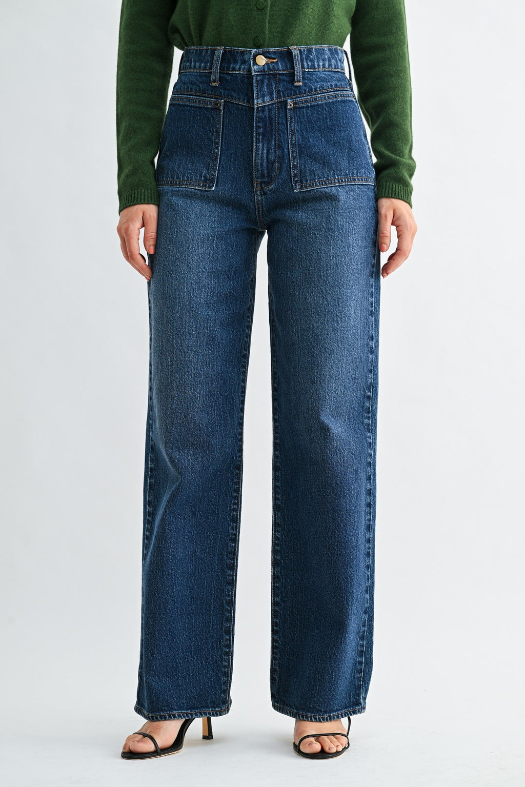 Square Patch Denim