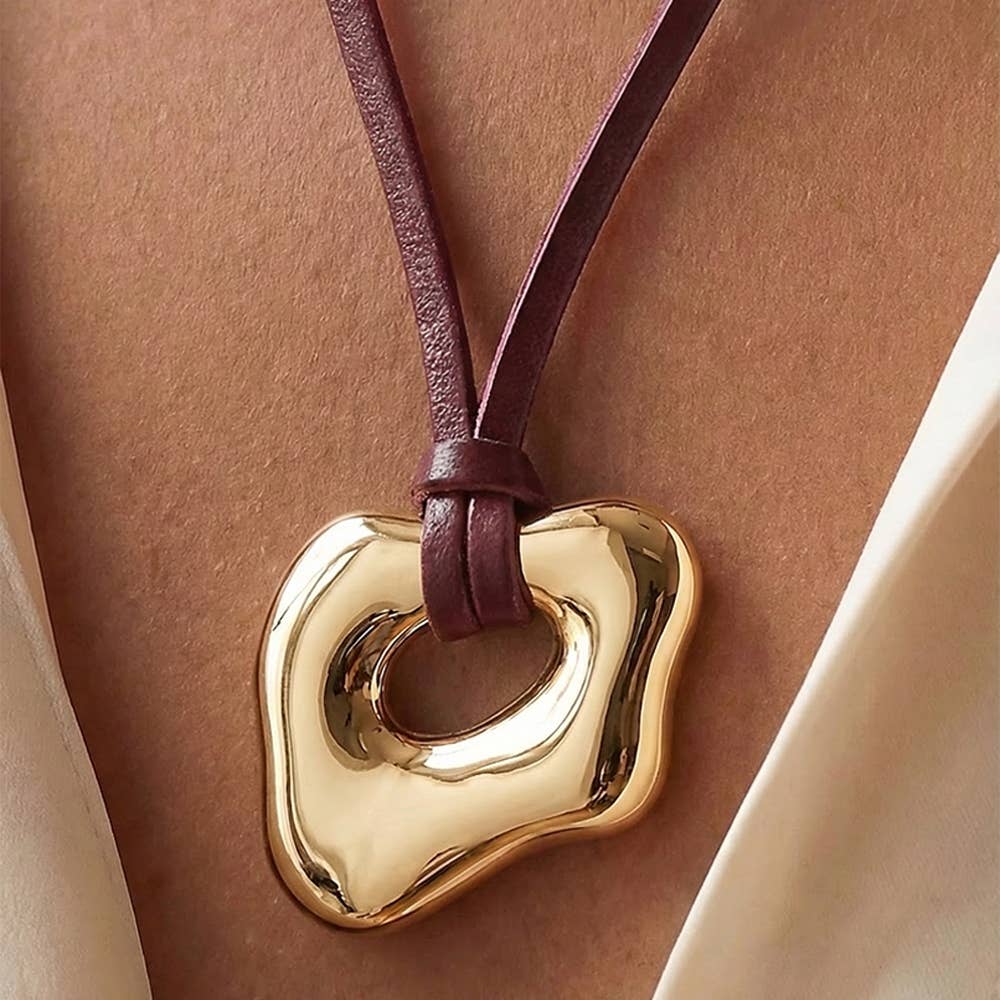 Abstract Pendant Necklace