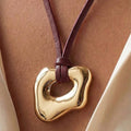 Abstract Pendant Necklace