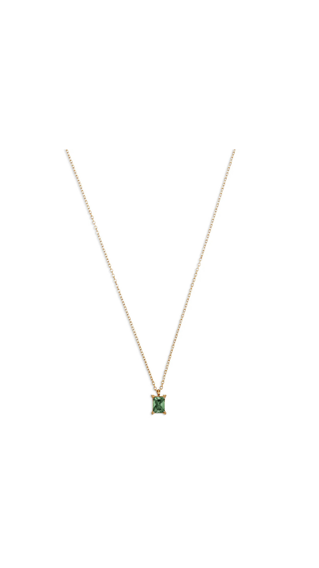 Bethany Baguette Necklace