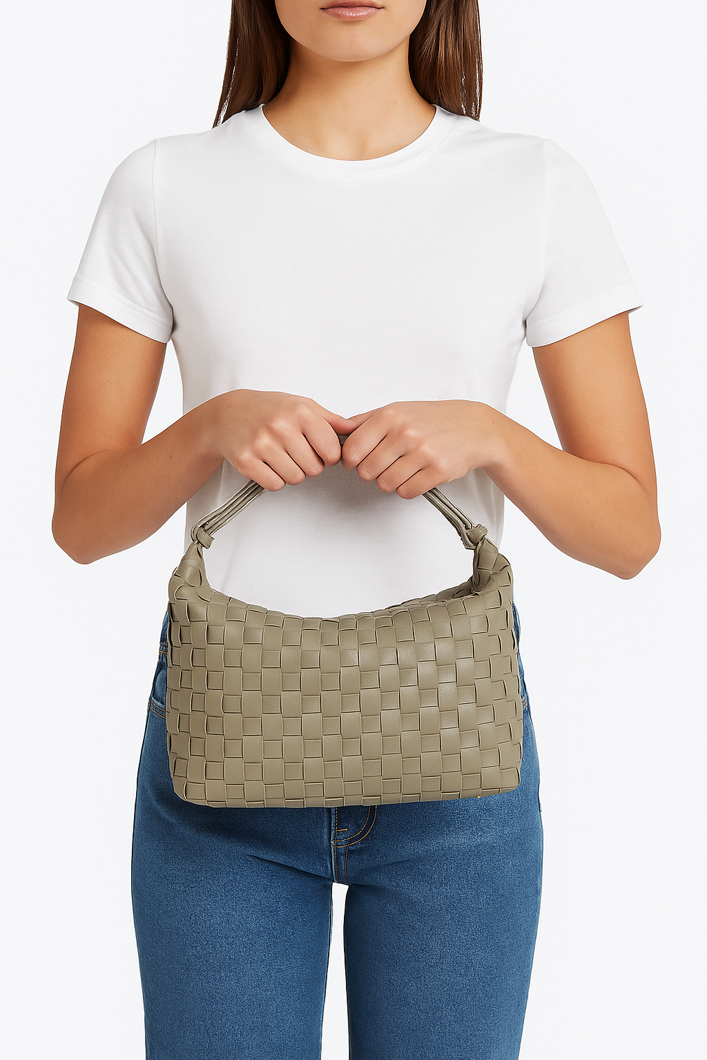 Serenity Woven Shoulder Bag