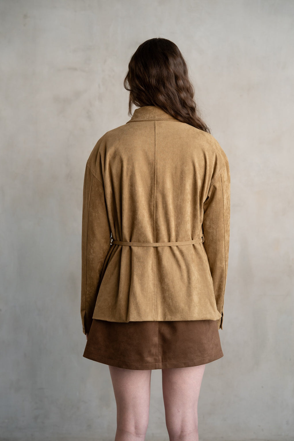 The Maren Suede Shirt Jacket