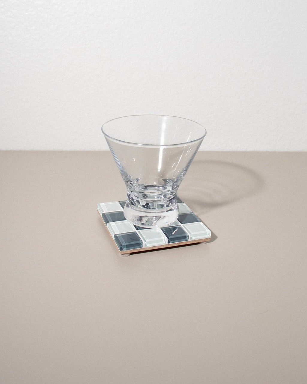 GLASS TILE COASTER - Stone Wall