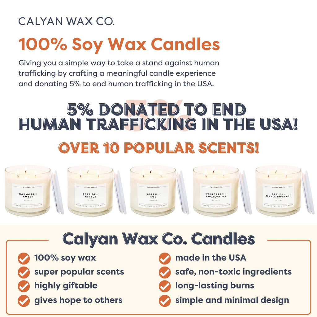 Oakmoss & Amber - 3 Wick Candle