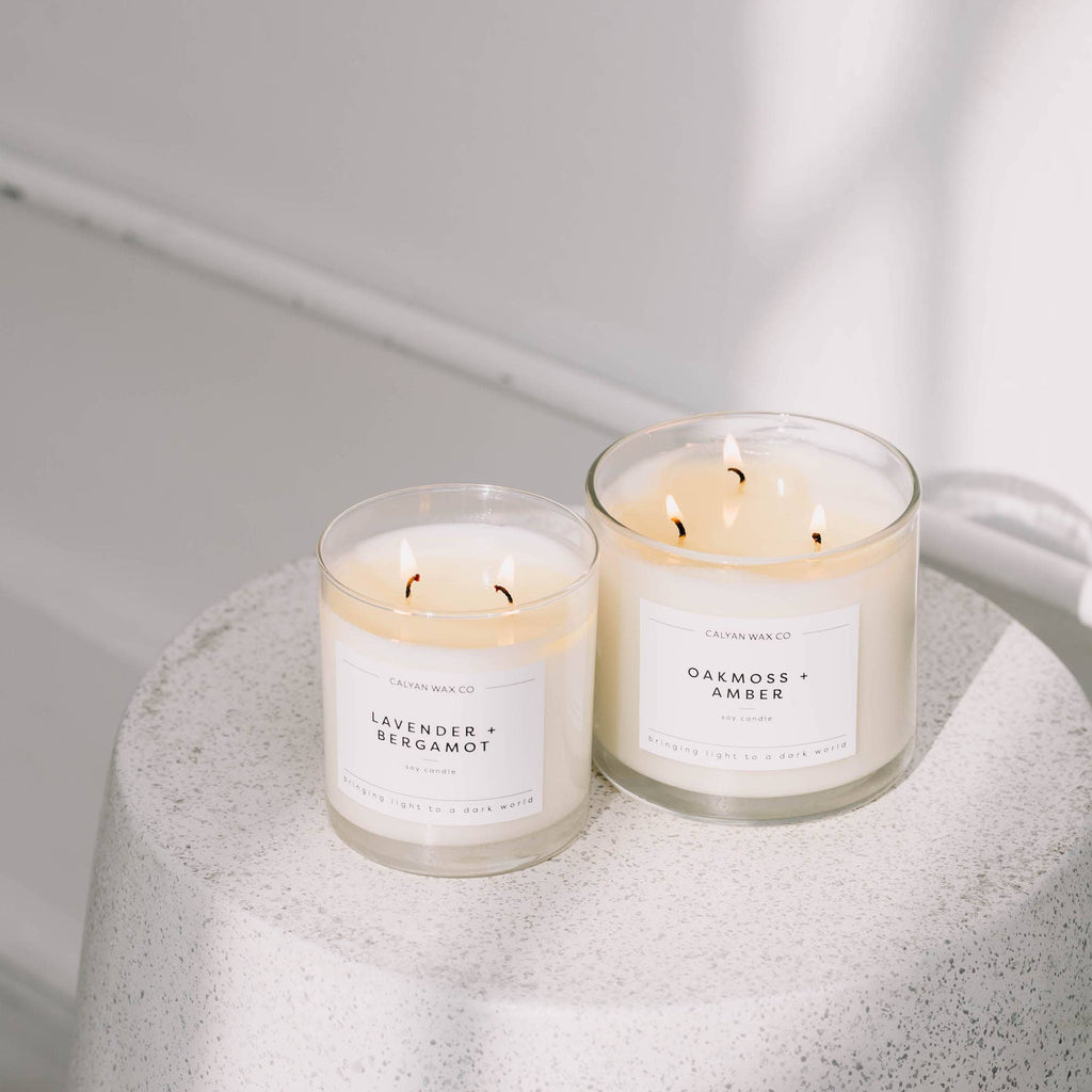 Oakmoss & Amber - 3 Wick Candle