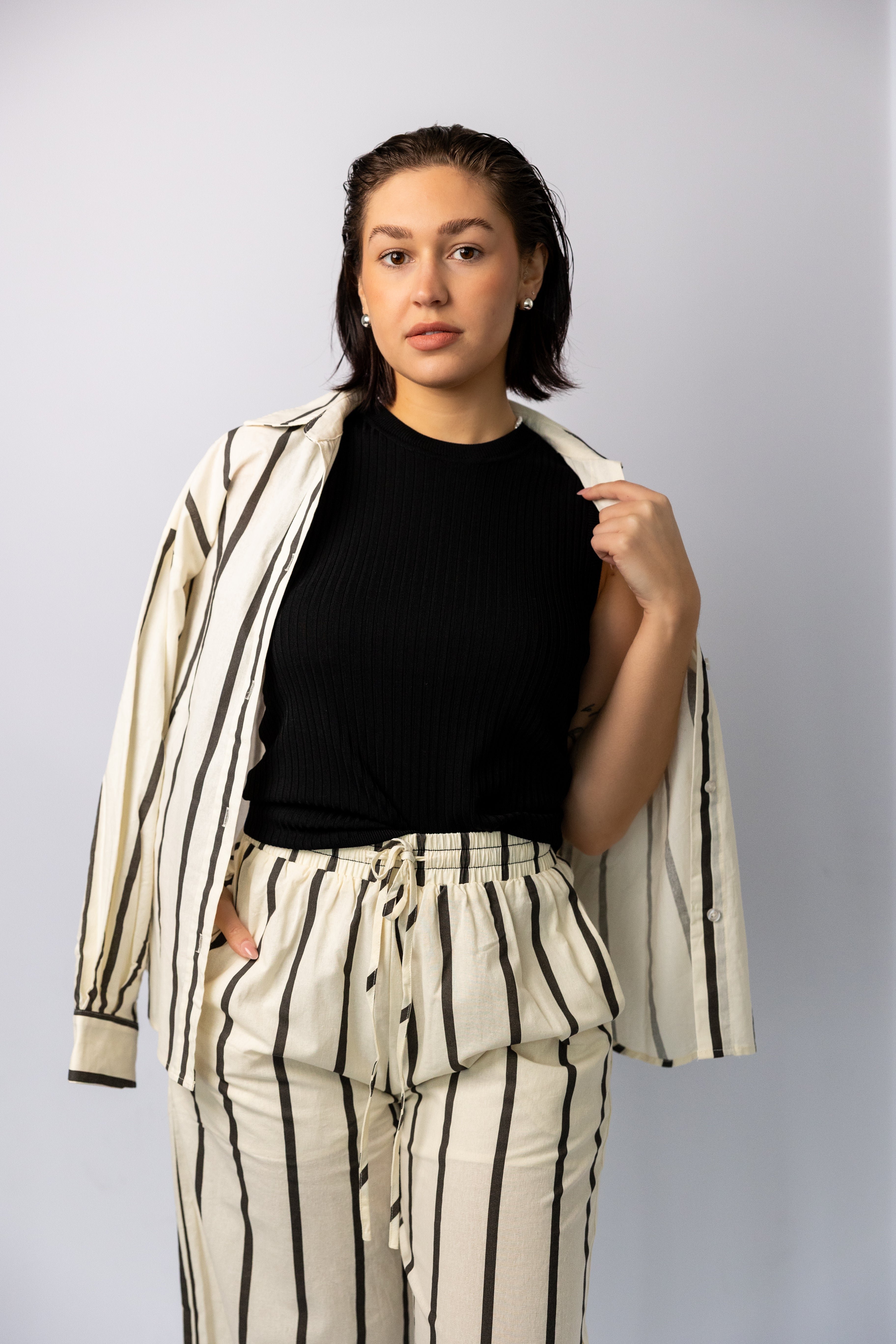 The Lila Ribbed Tank