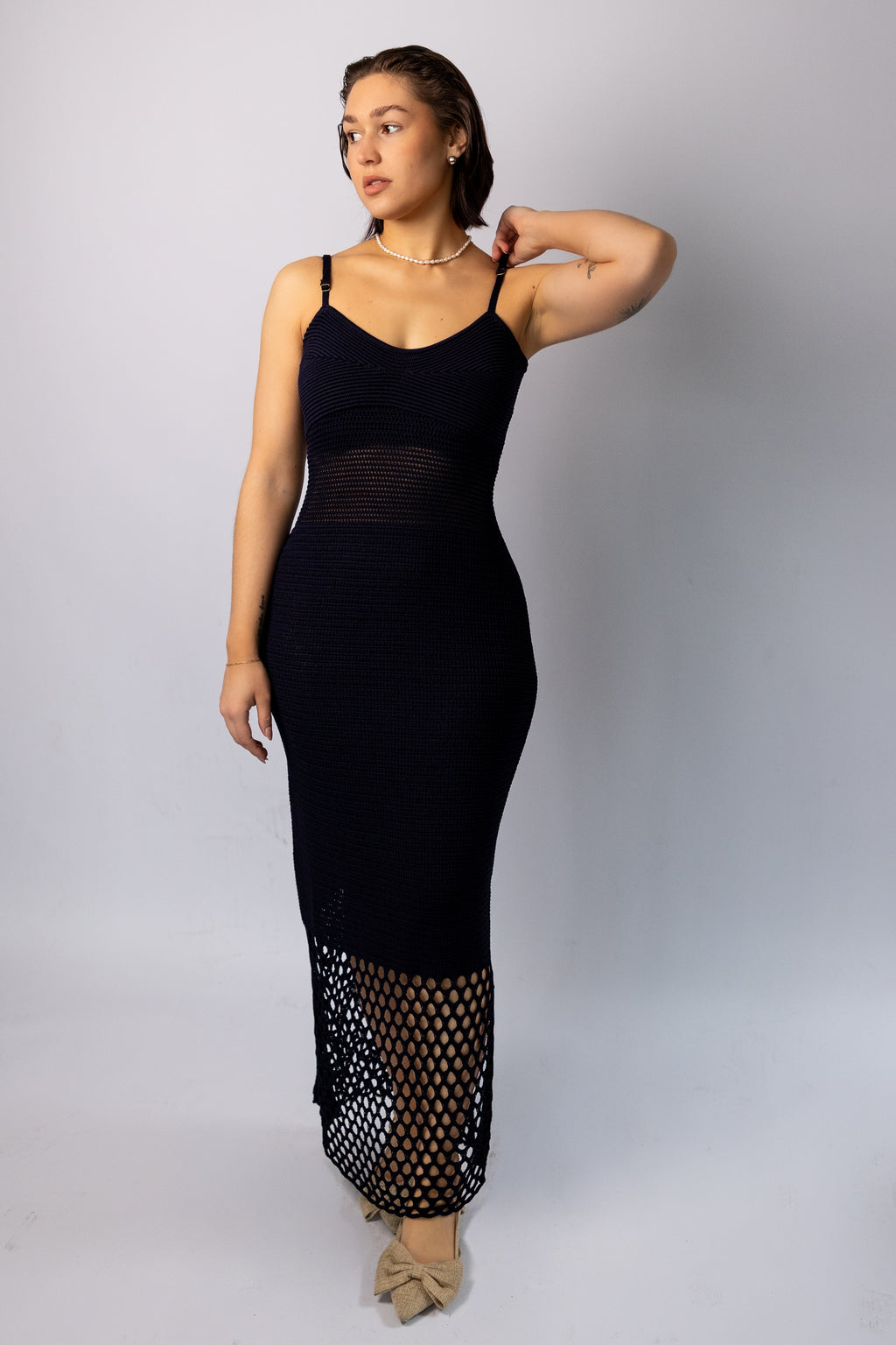 Lydia Dress (Navy)