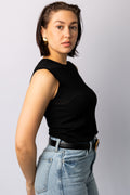 The Lila Ribbed Tank