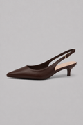 Brown Kitten Heel