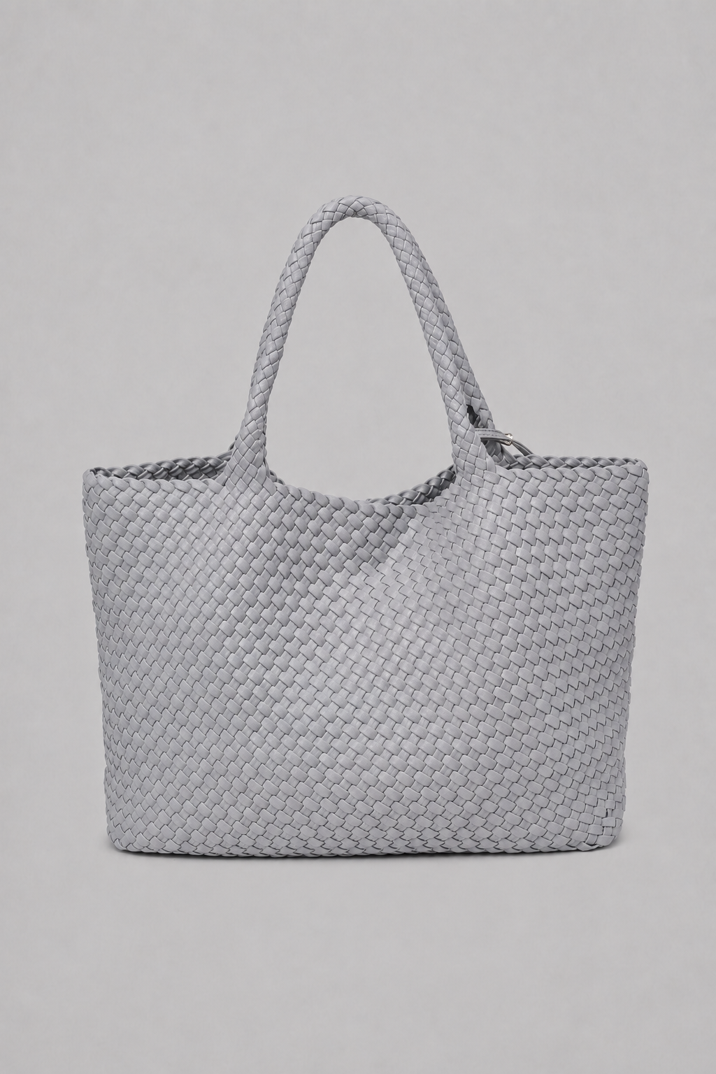 Solana Woven Vegan Leather Tote