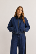 Emi Denim Bomber
