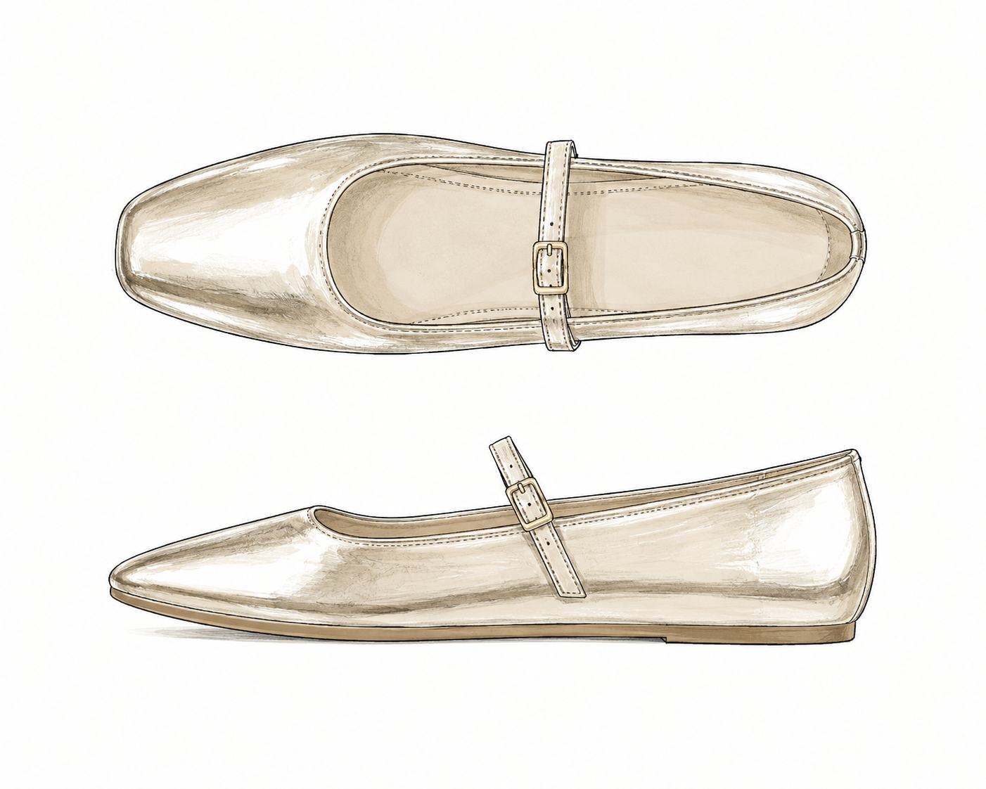 Kiana Ballet Flat