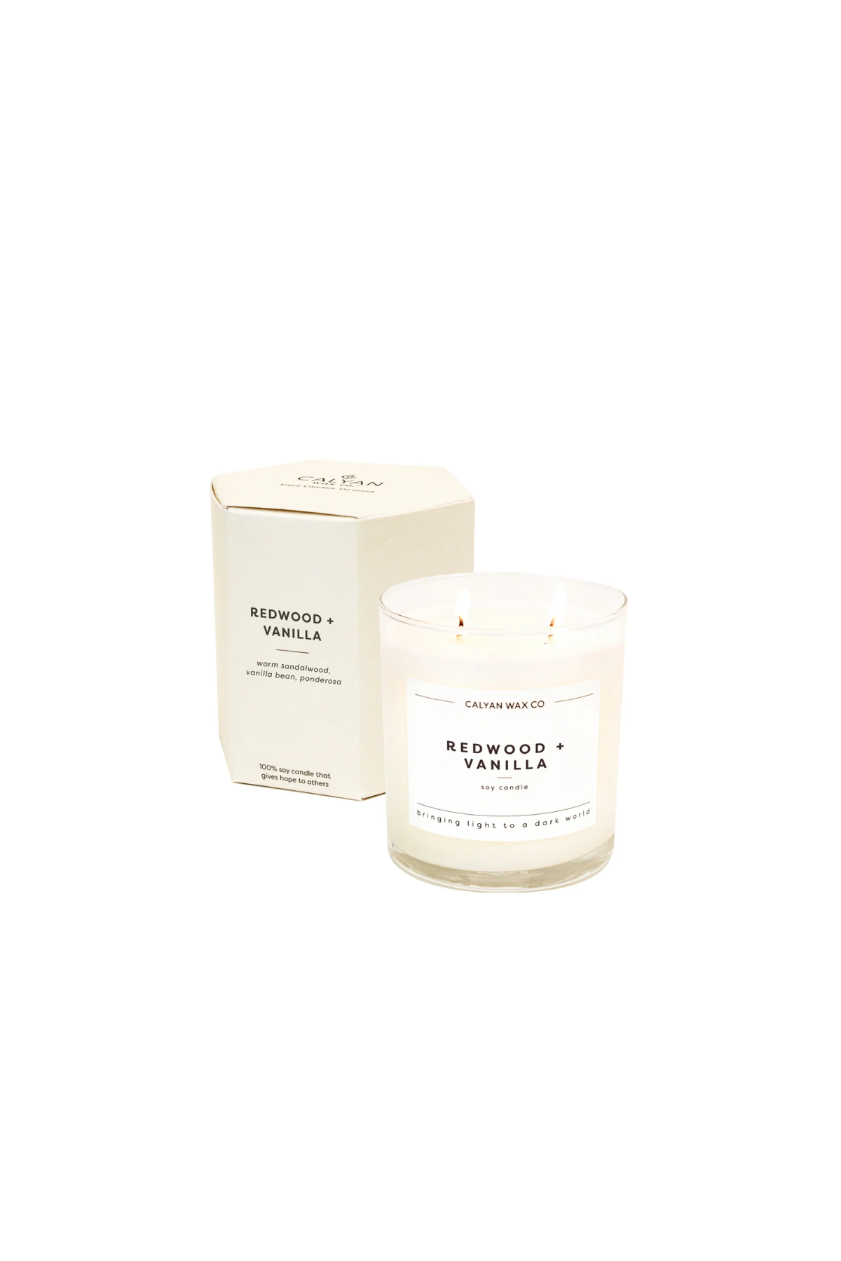 Redwood + Vanilla Candle