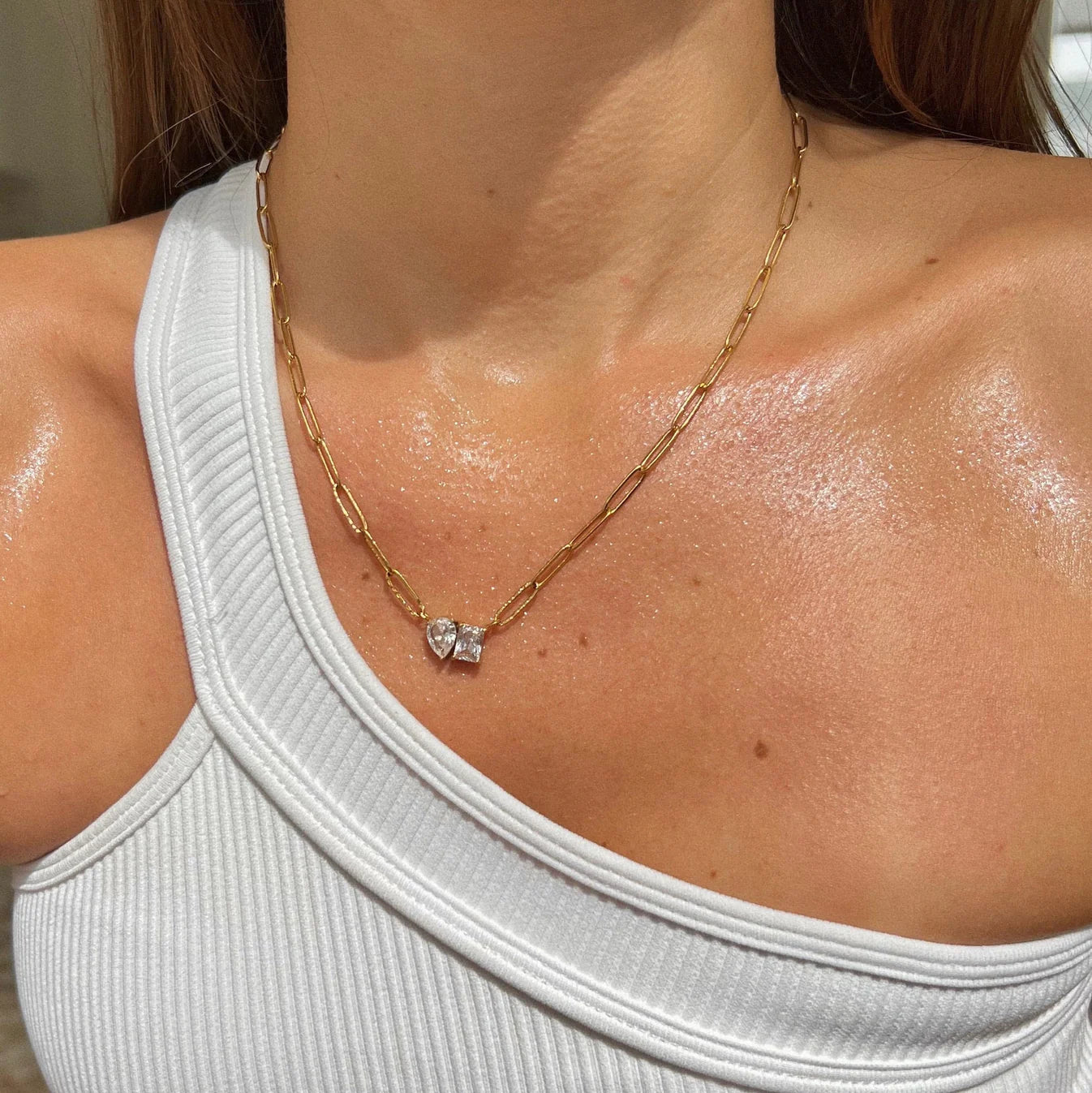 Cecilia Toi Et Moi Necklace