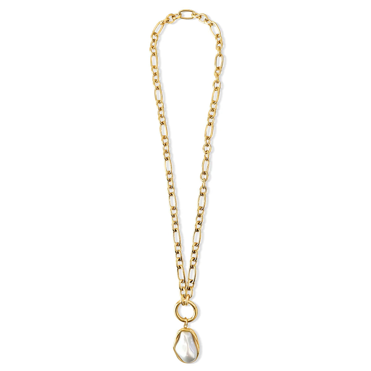 Langston Baroque Pearl Pendant Necklace
