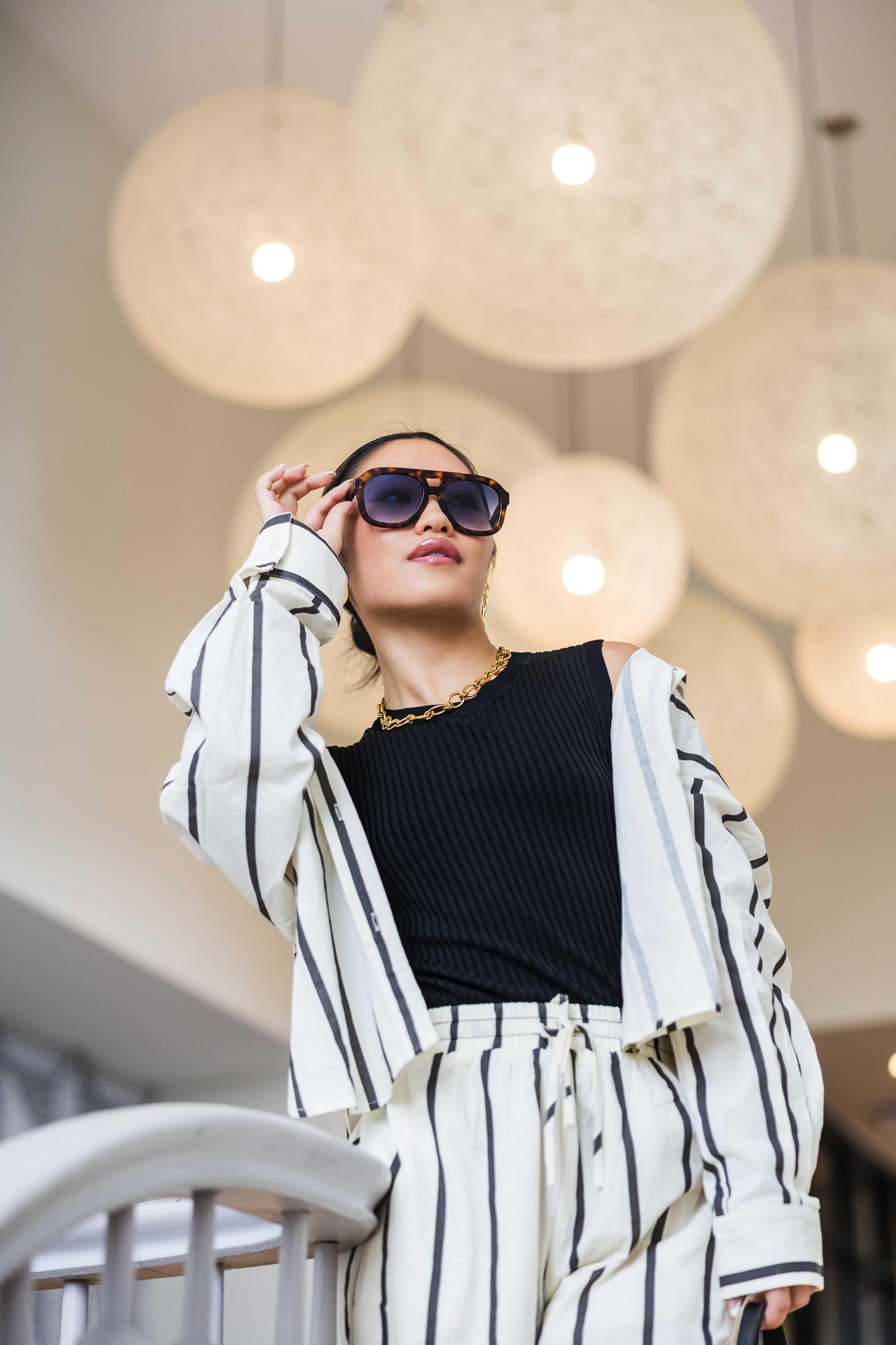 Striped Button Down Linen Shirts