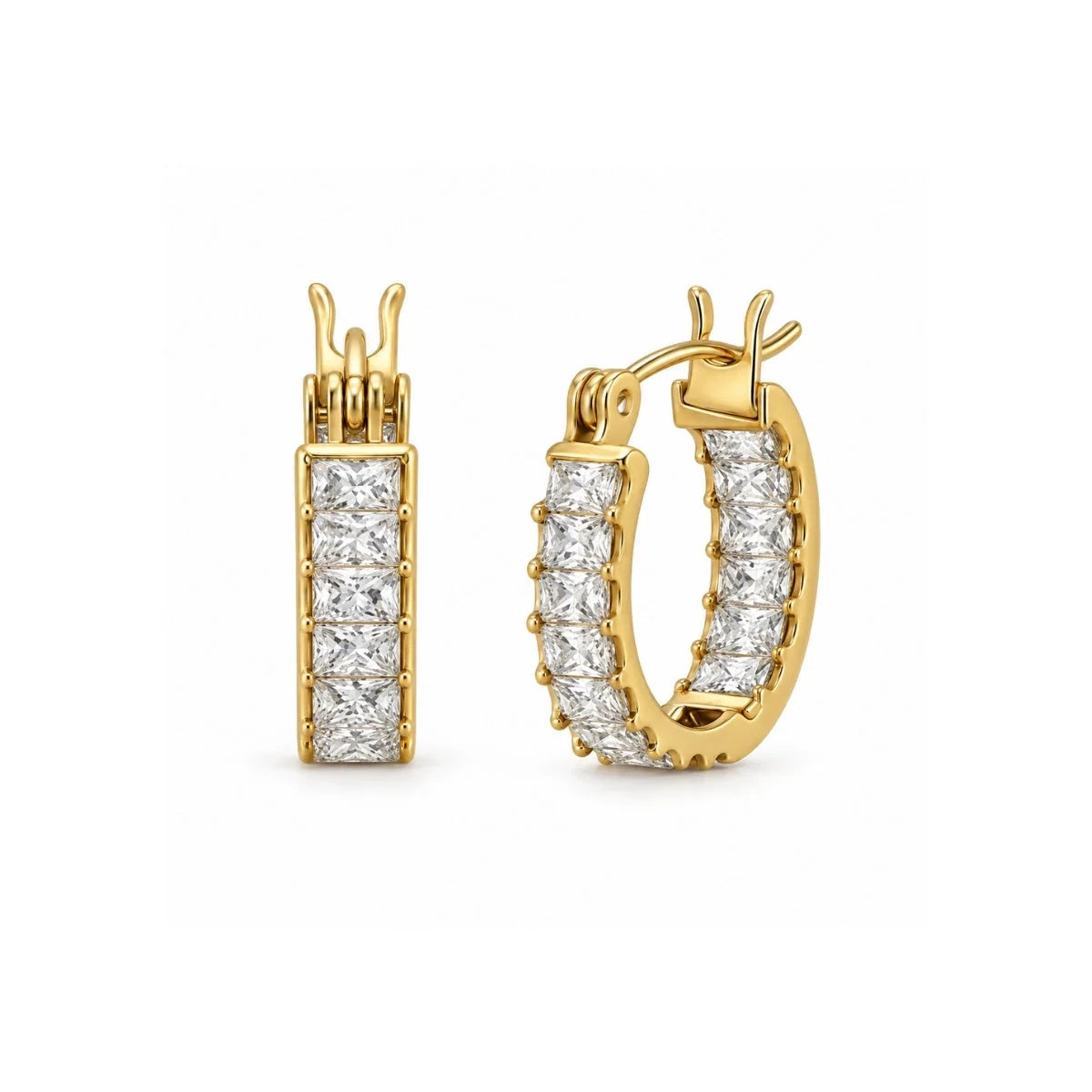 Lyndsay Huggie Hoop Earring