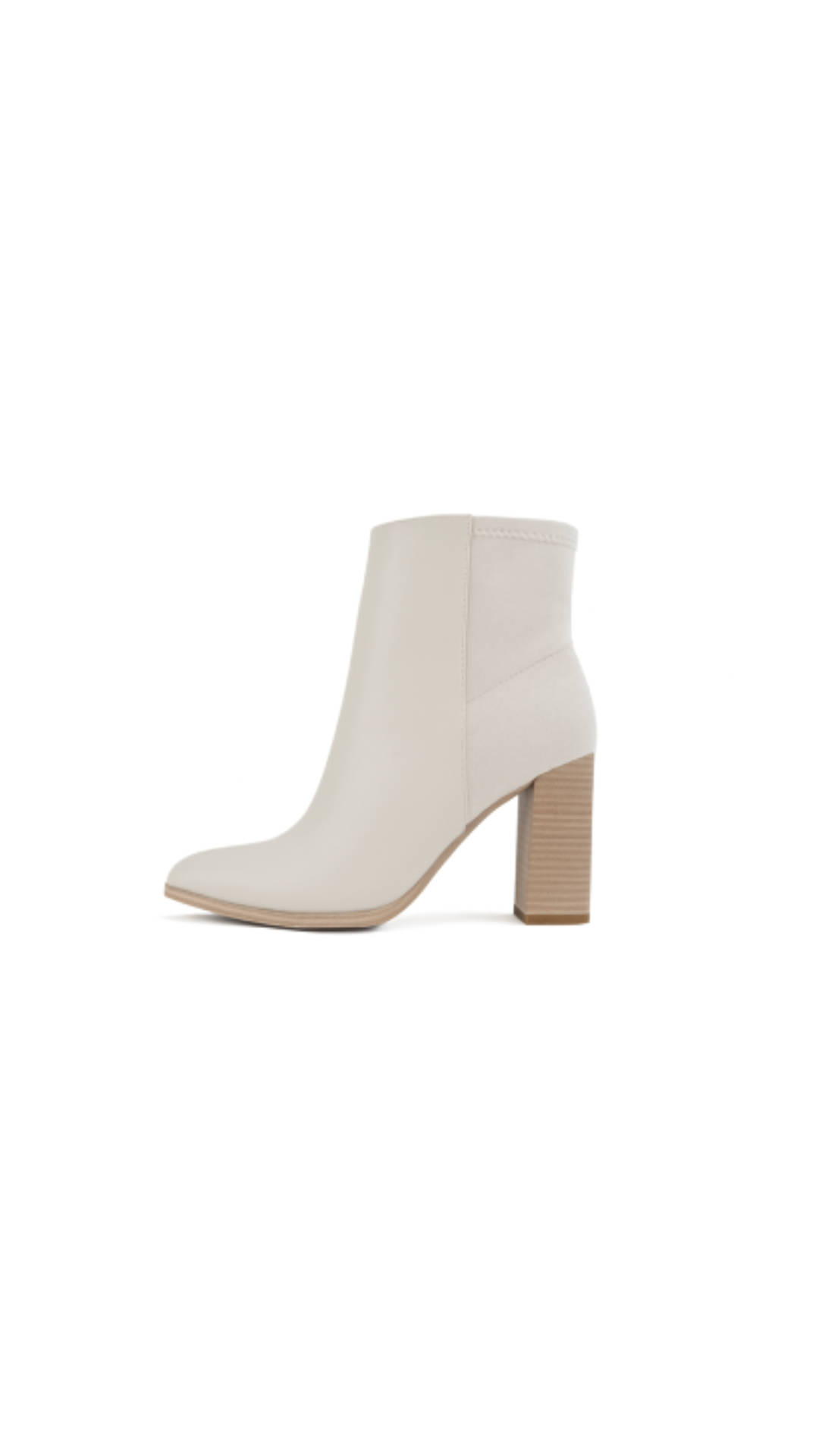 The Luna Suede-Accent Ankle Boot