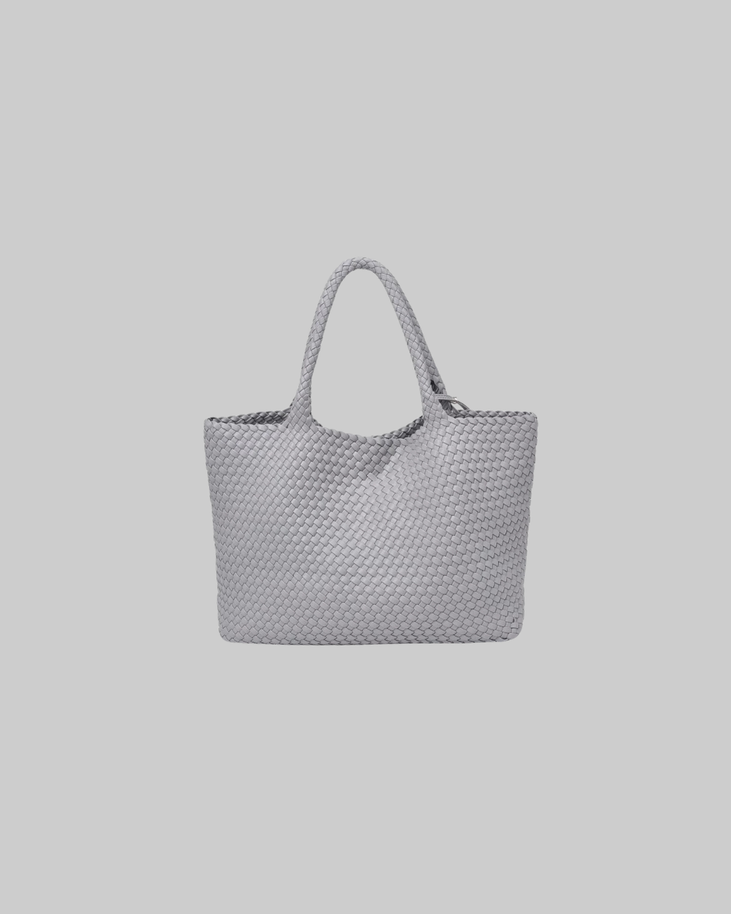 Solana Woven Vegan Leather Tote