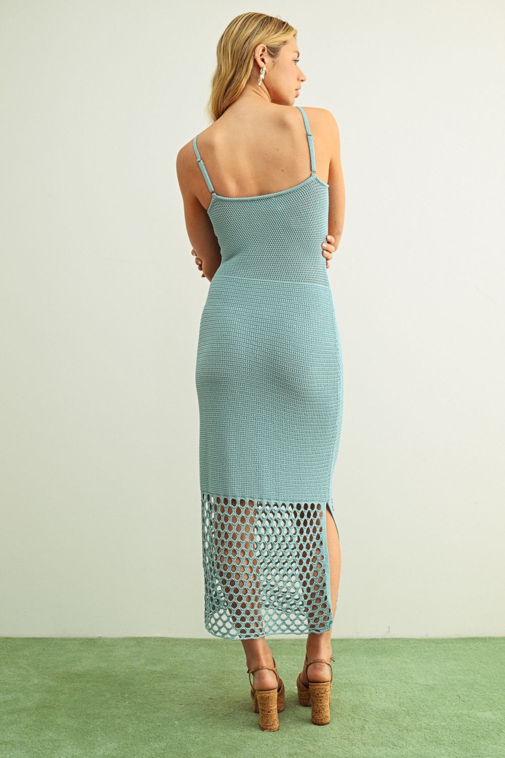 Lydia Dress (Seafoam)