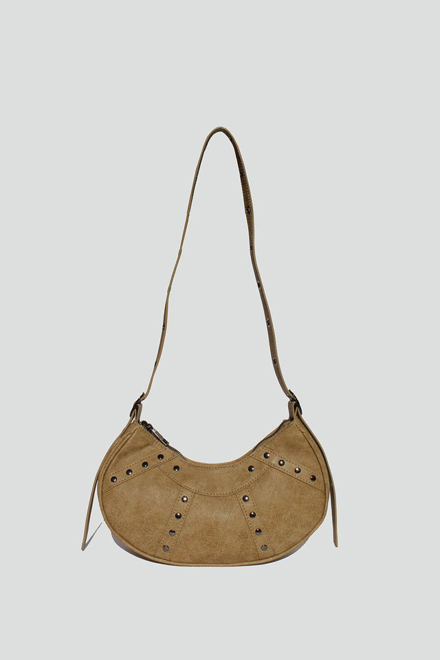 Sofia Studded Baguette Bag