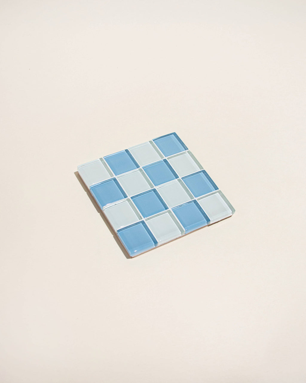 GLASS TILE COASTER - Elderberries Milk Chocolate