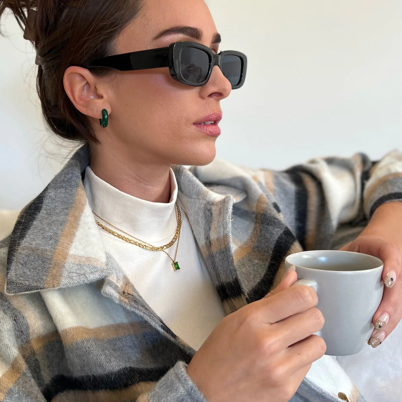 Bethany Baguette Necklace