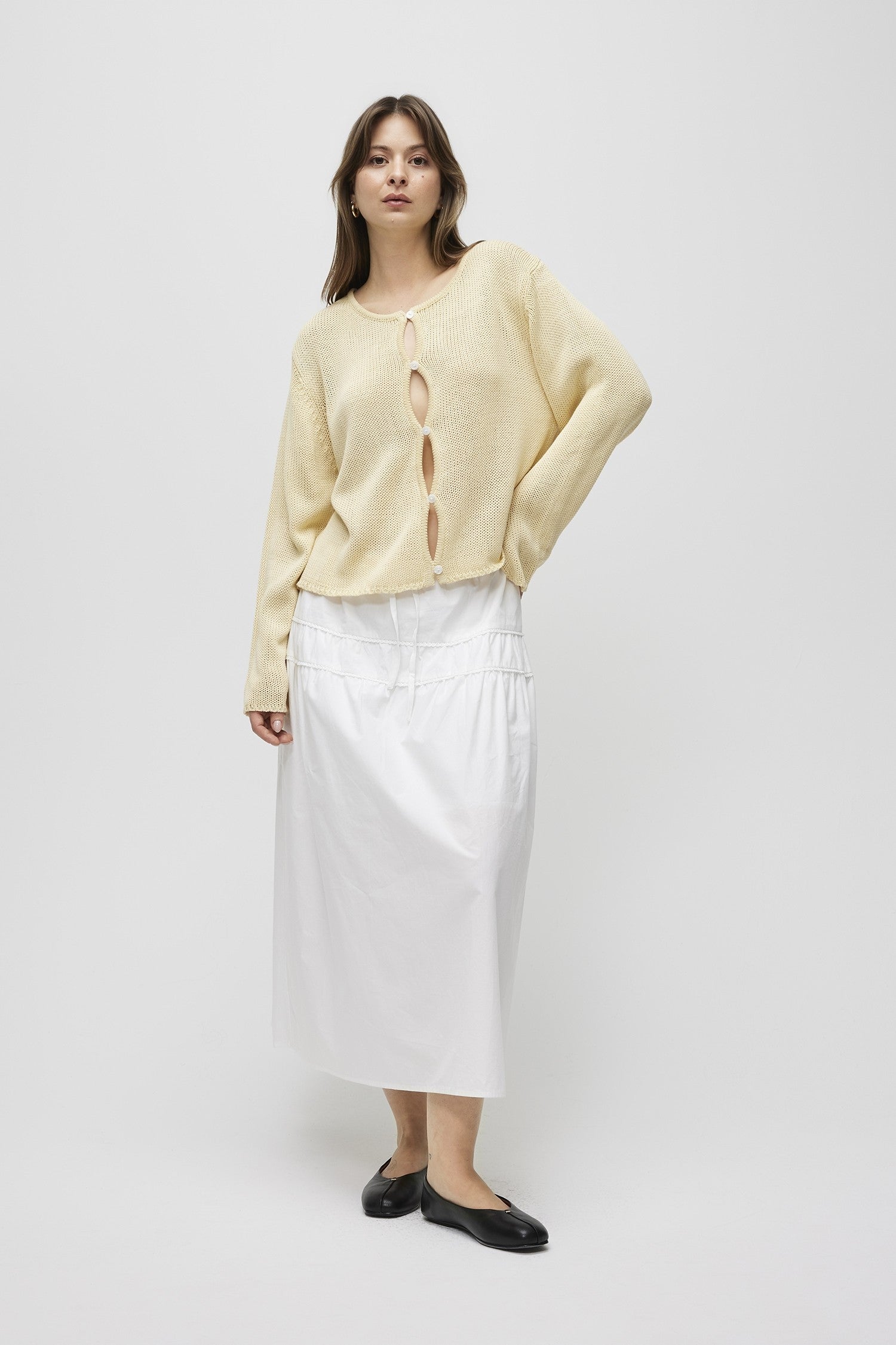 Milo Button Down Cardi