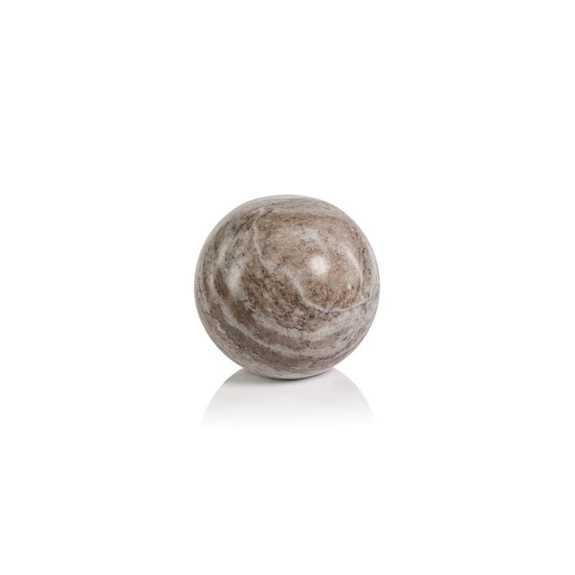 Arabescato Round Marble Bookend